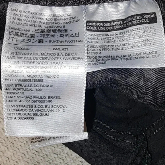 Women's Levi High Rise Skinny Size 27 - Picture 4 of 5